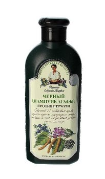Babuszka Agafia, Receptury Babuszki Agafii, szampon ziołowy czarny, 350 ml - Babuszka Agafia