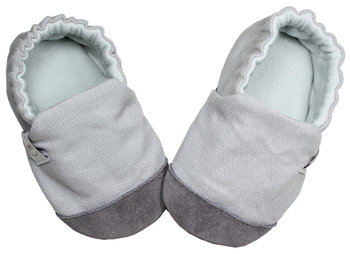 Baby Bisous, Kapcie dziecięce, Marble Grey, rozmiar 15 - Baby Bisous