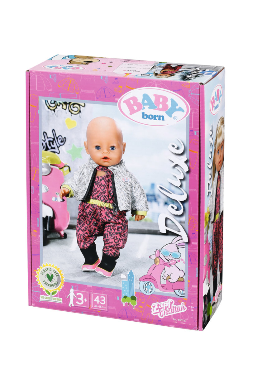 BABY born City Deluxe Style Ensemble d'habits de poupée