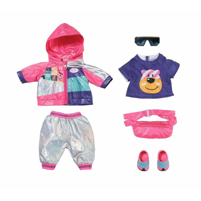 Zdjęcia - Wszystko dla lalek Zapf Baby Born, ubranko dla lalki Zestaw rowerowy, 43 cm 