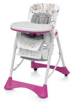Baby Design, Krzesełko do Karmienia, PePe, 08 Różowe - Baby Design