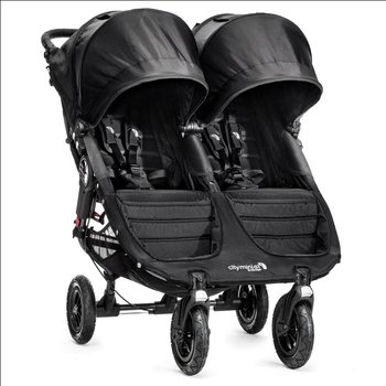 Baby Jogger, City Mini Double GT, Wózek bliźniaczy, Black/Black - Baby Jogger