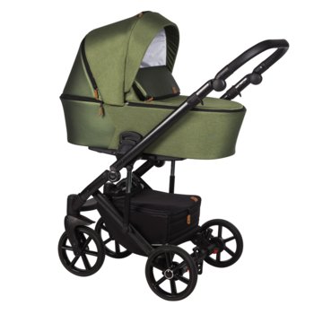 Baby Merc, Wózek wielofunkcyjny + Fotelik + Torba + Akcesoria, Zielony, 3w1 - Baby Merc