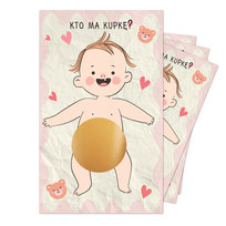 BABY SHOWER GRA KTO MA KUPKE? ZABAWA 32 ZDRAPKI Y3