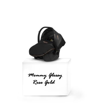 BabyActive, Fotelik samochodowy / Nosidełko, Kite, Black Rose/Gold, 0-13 kg - BabyActive