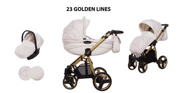 BabyActive, Mommy Golden Lines, Wózek wielofunkcyjny, 3w1 - BabyActive