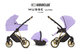 BABYACTIVE, Musse Ultra Lilac 3w1, Wózek wielofunkcyjny - BabyActive