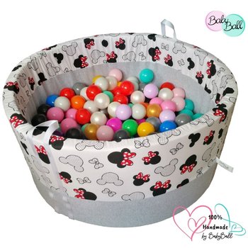 BabyBall, suchy basen z piłeczkami 200 szt - Myszka Minie - BabyBall