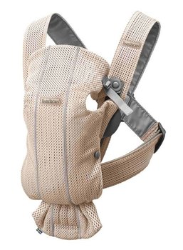 BabyBjorn, 3D Mesh Mini, Nosidełko, Perłowy Różowy - BabyBjorn