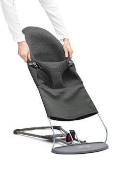 BabyBjorn, Balance Bliss, Poszycie do leżaczka, 3D Jersey, Ciemnoszary - BabyBjorn