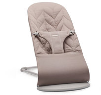 BABYBJORN - leżaczek BLISS Woven, Petal Quilt, Ciemnozielony