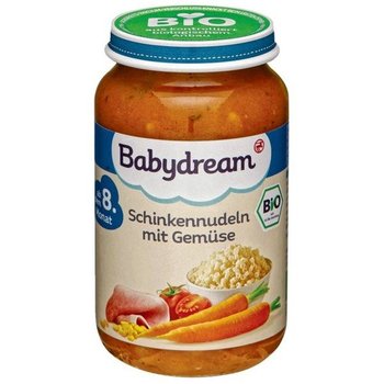 Babydream, Bio, Makaron z szynką i warzywami, 220 g - Babydream