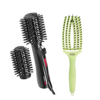 BaByliss PRO Rotating 800 Hot Air Styler BAB2770E + Olivia Garden Finger Brush Tropical Lime