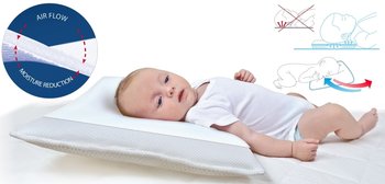 BabyMatex, Aero3D, Poduszka do wózka dla niemowląt, 36x27 cm, Biały - Babymatex