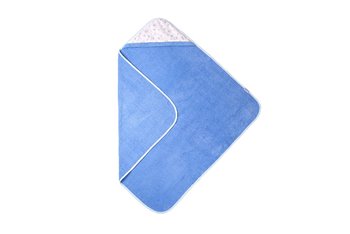 BabyMatex, Maxi Print, Kąpielowe okrycie niemowlęce, 100x100 cm, Niebieskie - BabyMatex