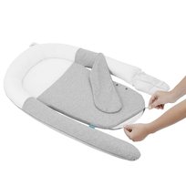 Babymoov Wkładka do łóżeczka 3-w-1 CloudNest, biało-szara