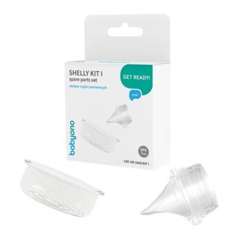 Babyono Shelly Kit I Zestaw Części Zamiennych Do Laktatora Shelly 2 El. Zaworek Membrana - BabyOno