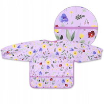 Babyono Śliniak Z Długim Rękawem Garden 1476/01