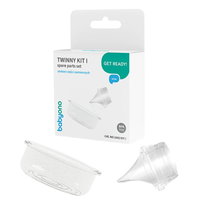 Babyono Twinny Kit I Zestaw Części Zamiennych Do Laktatora Twinny 2 El. Zaworek Membrana