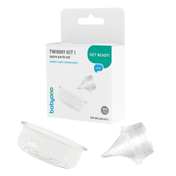 Babyono Twinny Kit I Zestaw Części Zamiennych Do Laktatora Twinny 2 El. Zaworek Membrana - BabyOno