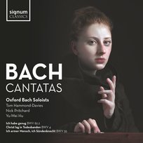 Bach: Cantatas Nick Pritchard, Yu-Wei Hu, Oxford Bach Soloists