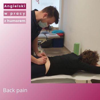 Back pain - Angielski w pracy z humorem - podcast - Sielicka Katarzyna