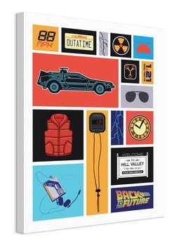 Back to the Future Collection - obraz na płótnie - Pyramid Posters