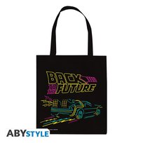 BACK TO THE FUTURE - Torba materiałowa - Neon DeLorean ABYstyle
