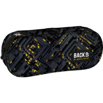 BackUP Piórnik Saszetka Model A Cyber Grid Usztywniany Jednokomorowy 23 cm
