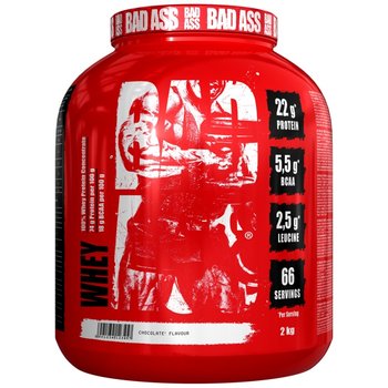 BAD ASS Whey 2 kg o smaku czekoladowym - BAD ASS