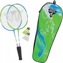 Badminton młodzieżowy zestaw 2 attacker Junior, wielokolorowy Seven for 7