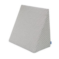 Badum, Badum, Poduszka klin pod plecy 60x50x30 cm - Szara Krata Badum