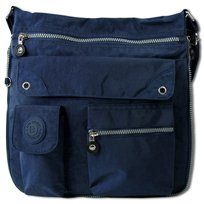 Bag Street Nylon Navy Torba Crossbody Otj206B Bag Street