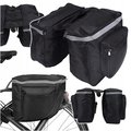 BAGAŻ ROWEROWY SAKWA TYLNA KUFER DUŻY 37x30x26 CZARNA - DomowyŚwiat