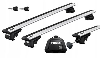 Bagażnik dachowy Thule Evo 7104 stopy + belki srebrne Thule 118cm - THULE