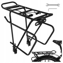 Bagażnik Rowerowy Aluminiowy Tylny Mocny 25kg na Rower Regulowany Trizand