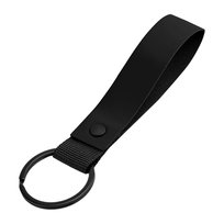 Bagbase Brelok Do Kluczy Z Matowego PU (OS / Czarny) BagBase