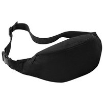 Bagbase Regulowana Torebka Biodrowa Saszetka Nerka (OS / Czarny) BagBase