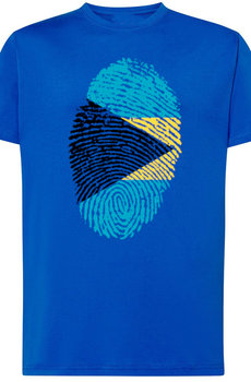 Bahamy Flaga Odcisk Męski T-Shirt Rozm.3XL - Inna marka