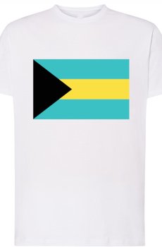 Bahamy Męski Modny T-Shirt Nadruk Flaga Rozm.XS - Inna marka