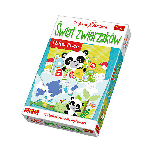 Bajkowa Akademia: Świat zwierząt Fisher Price, gra edukacyjna, Trefl