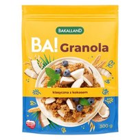 BAKALLAND BA! Granola klasyczna z kokosem, 300g Bakalland