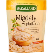 Bakalland, migdały w płatkach, 75 g Bakalland