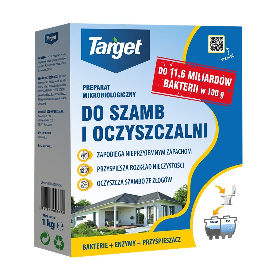 Bakterie do szamba TARGET,1 kg