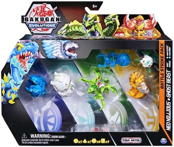 Bakugan Evolutions Battle Strike Pack 6 figurek i karty - Spin Master