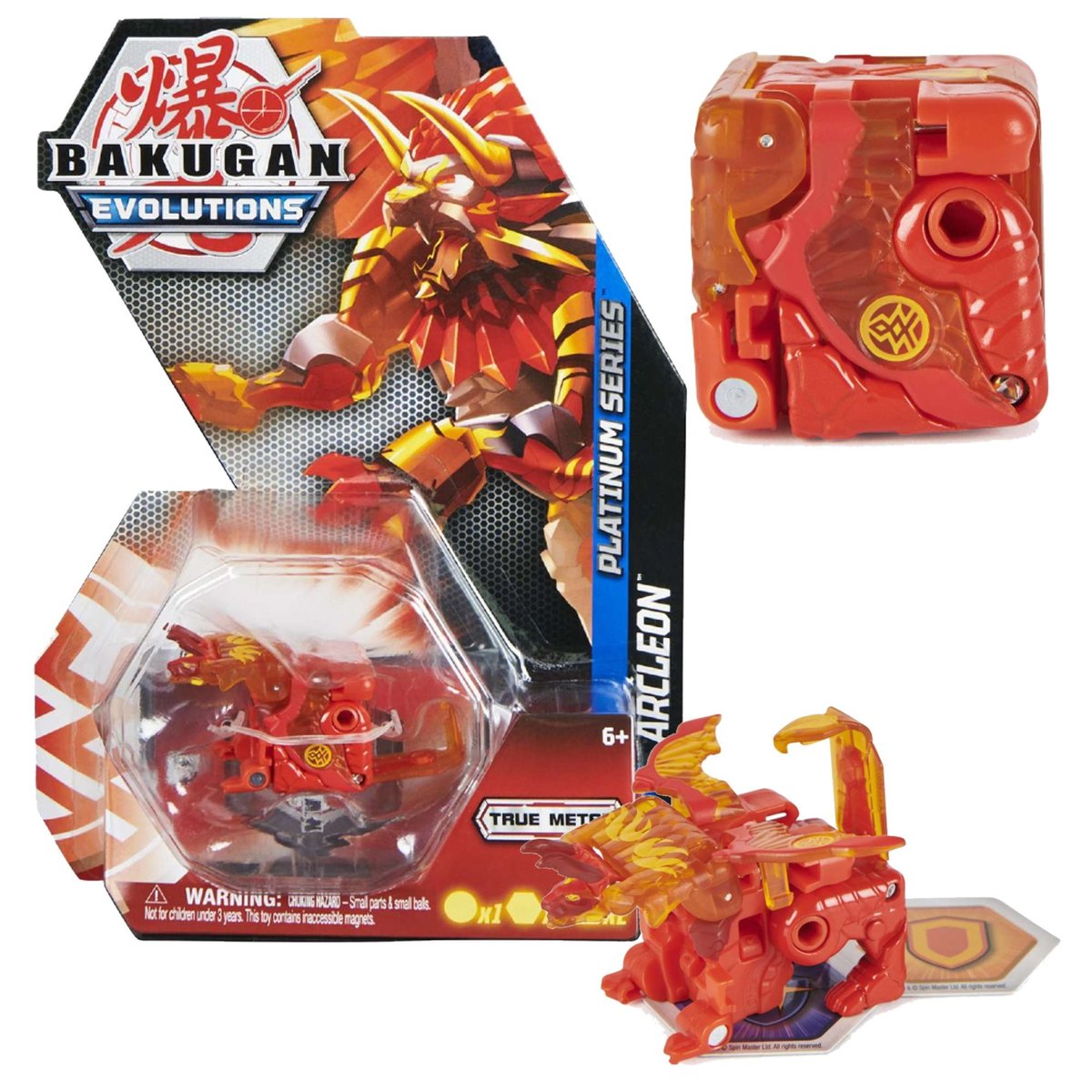 Spin Master Bakugan Evolutions: Estuche Platinum Battle Bundle Temporada 4 (4 Bakugan Y 1 Arena De Tela