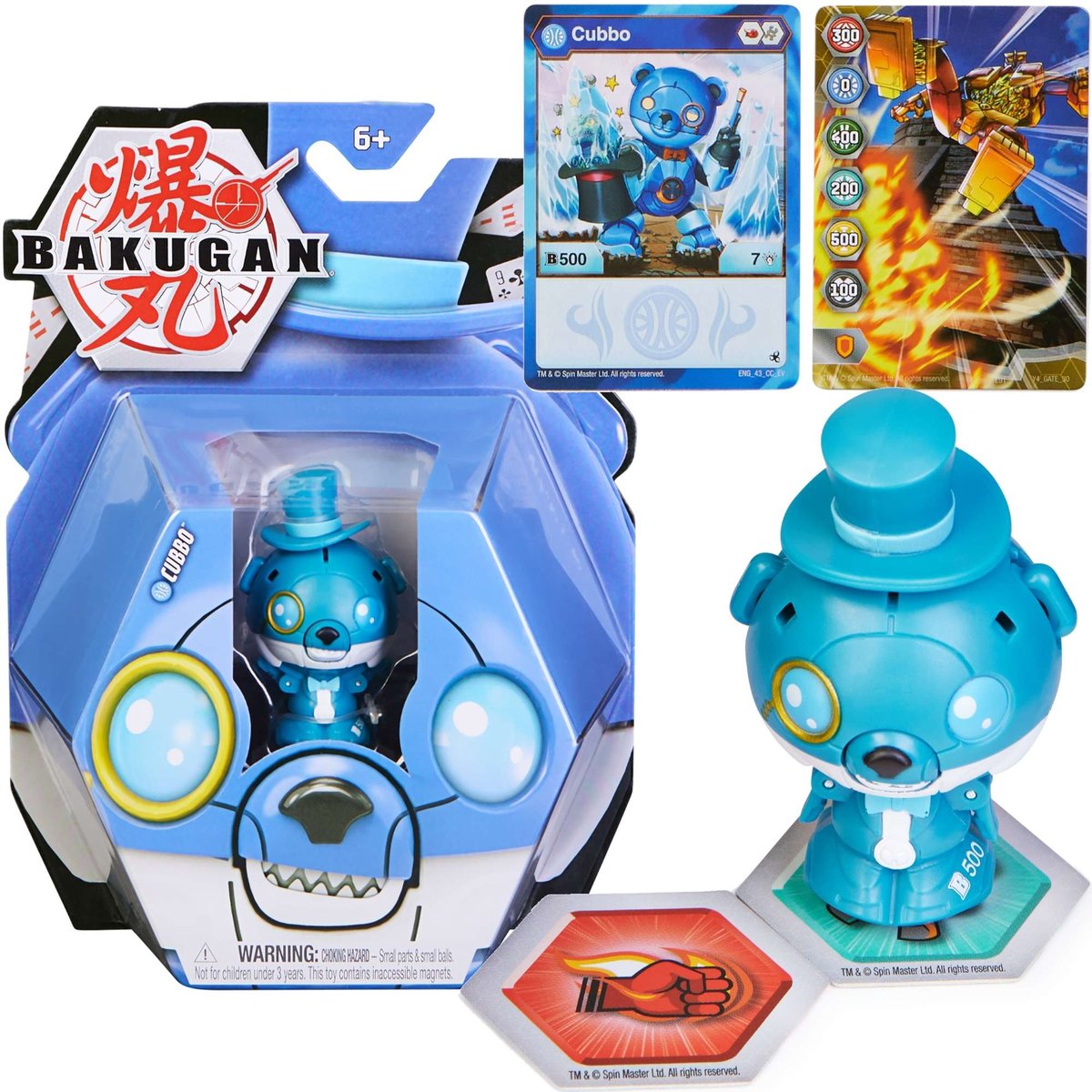 Bakugan figurka Cubbo Magican + karty - Spin Master | Sklep EMPIK.COM