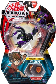 Bakugan, figurka Ultra Nillious Kula i karty - Bakugan