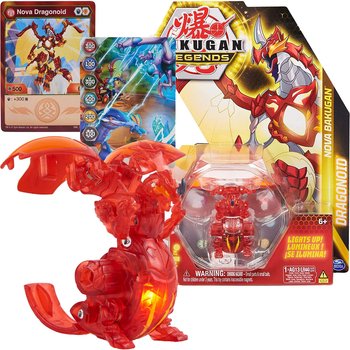 Bakugan Legends świecąca figurka Nova Dragonoid i karty - Spin Master