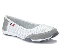 Baleriny baletki damskie skórzane białe lekkie Filippo DP142-37 FILIPPO